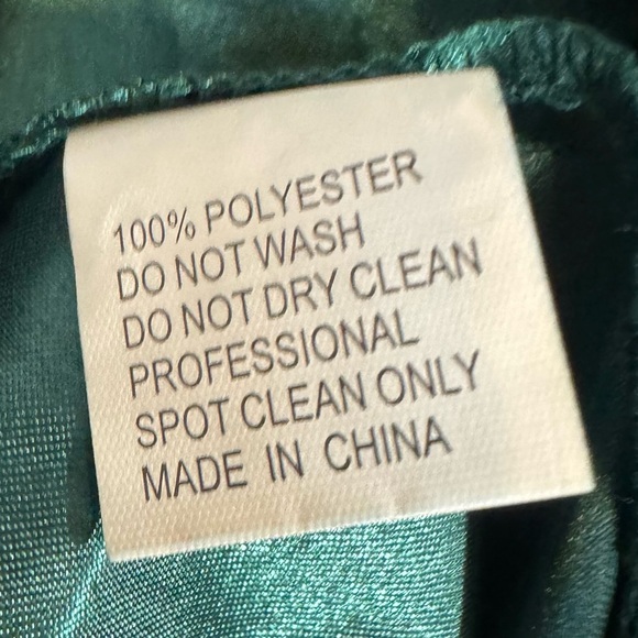 Ieena for Mac Duggal Green Jewel Encrusted Neckline #56045, Green NWT - Picture 5 of 7